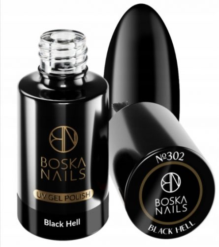  Hibridni lak Boska Nails Divine black hell 6 ml