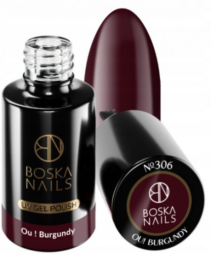  Boska Nails Divine 306 ou! bordo 6 ml hibridni lak