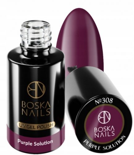  Boska Nails Divine purple solution 308 6 ml hibridni lak