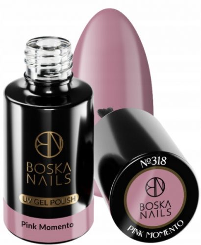  Boska Nails Divine roza momento 318 6 ml hibridni lak