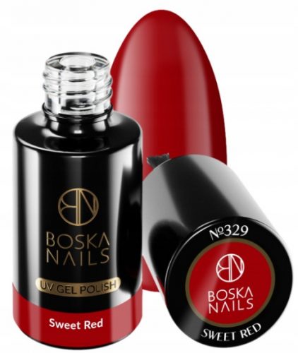  Hibridni lak Boska Nails Divine sweet red 329 6 ml