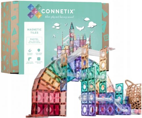  Connetix Pastel Ball Run Pack magnetne kocke 106 kosov.