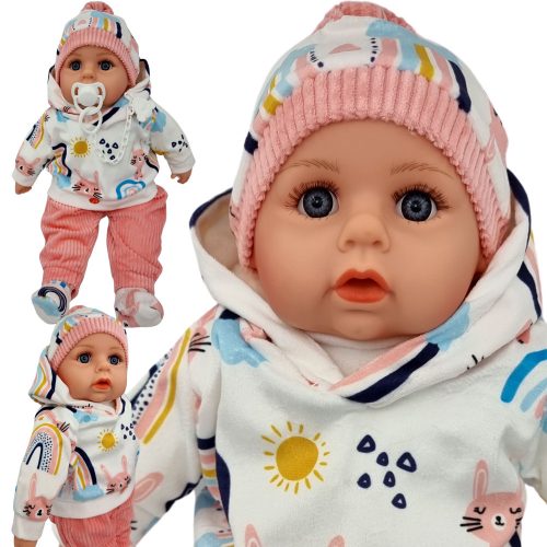  New Born Baby lutka MARIOTOYS BABY DOLL 45 CM GOVORI IN POJE POLJSKO - 38 45 cm