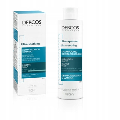  Dercos Ultra Soothing Vichy šampon 200 ml pomirja