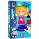  Magnetne kocke Roter Kafer Nikole The little fashion girl magnetna igra 43 kos.