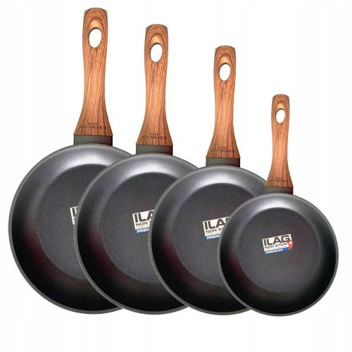 NON-STICK set ponev z nelepljivim premazom FULL INDUKCIJA 20/24/26/28 cm