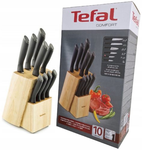 Set nožev v bloku Tefal COMFORT, 6 ali več kos.