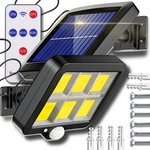  Solarna ulična svetilka 120 W 1 lm sončna energija + A4 planer PIANIDA odtenki rjave in bež barve