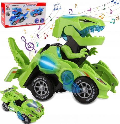  DINOZAVER CAR CAR 2 V 1 LED BARVE ZVOČNE VOŽNJE IGRA DINOZAVRI + ANTI-STRES SENZORIČNA IGRAČA ZA OTROKE PUSH BUBBLE POP IT ANTI STRES