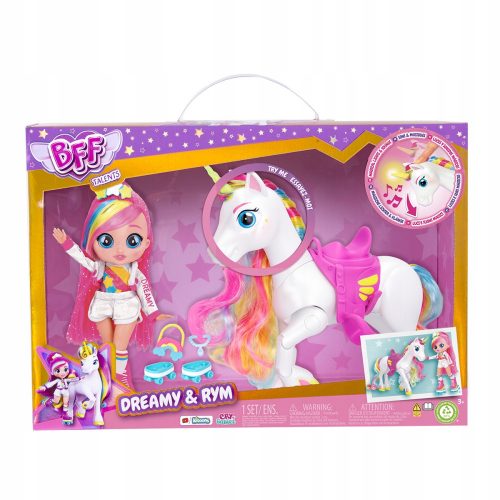  IMC Toys Cry Babies BFF Dreamy Doll and Interactive Unicorn Rym 87798