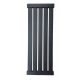  Vodni kopalniški radiator Scarlet 387 W 380 x 1000 mm črn