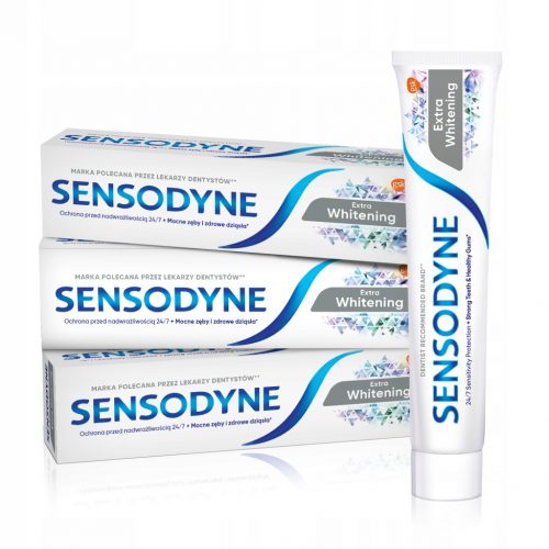  Sensodyne Extra Whitening belilna zobna pasta 75 ml x3