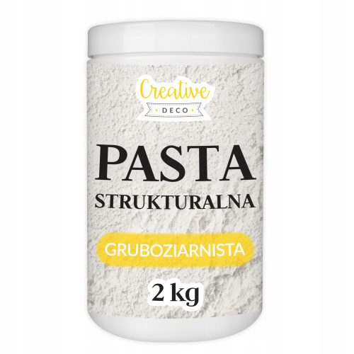 Derobozrnata bela strukturna pasta za 3D strukture in efekte, 2kg