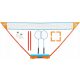  Set loparjev Get & Go s kompletom za badminton