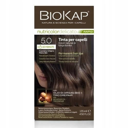  Biokap barve za lase Light Natural Chestnut brown