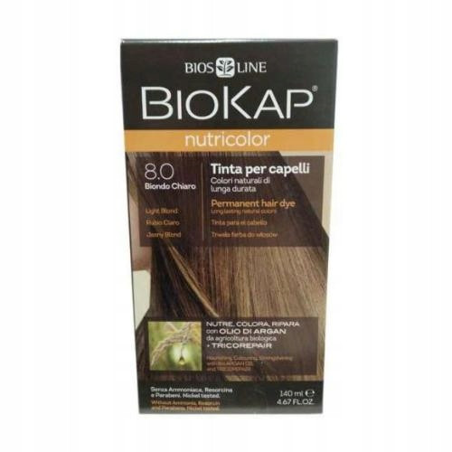  Biokap Nutricolor 8.0 Svetlo blond barva za lase