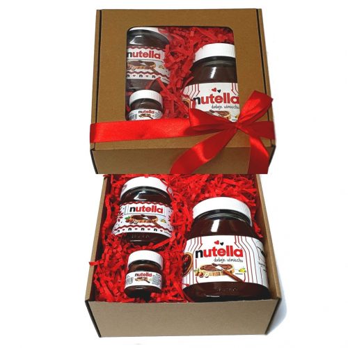  DARILNA ŠKATLA NUTELLA DARILNI SET 925G! ZA DEDKA NIKOLAJA ROJSTNI DAN