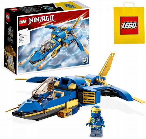  LEGO Ninjago Jay's EVO Supersonic Jet 71784 + LEGO papirnata vrečka 001-2021-2022-2023-2024