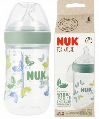  Steklenička Nuk Nature Sense 741757 bela 260ml 6-18m