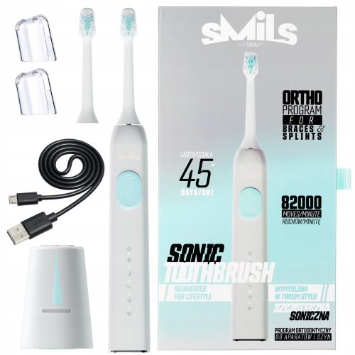  SMILS by VITAMMY Sonic Toothbrush električna zobna ščetka 5901793643793