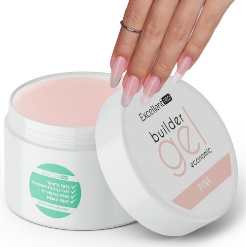  ODLIČEN GRADBENI LED/UV GEL 50g ROZA