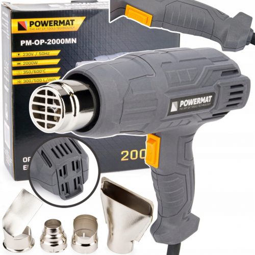  Powermat 2000 W 230 V 600 °C toplotna pištola