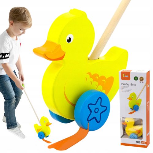  VIGA Toys leseni poganjalec račk 0916