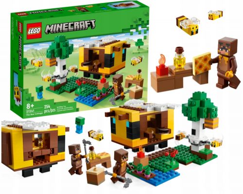  LEGO Duplo 2124125 MINERACRAFT ČEBELJI PANJ HIŠA LEGO KOMPLET OTROŠKIH KOCK 254 EL