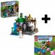  LEGO Minecraft 21189 Skeleton Dungeon + LEGO Minecraft 21177 Creeper's Ambush