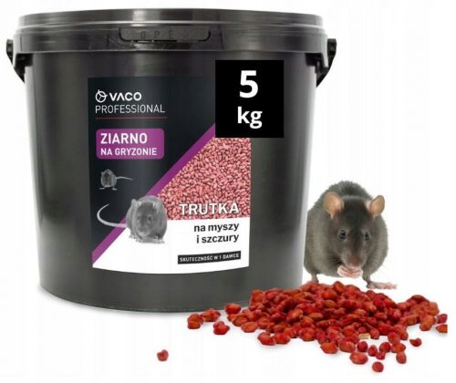  VACO PROFESSIONAL Žitni strup za miši in podgane (vedro) - 5 kg