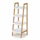  ModernHome skandinavski regal 34,5 cm x 98 cm x 34 cm bele barve