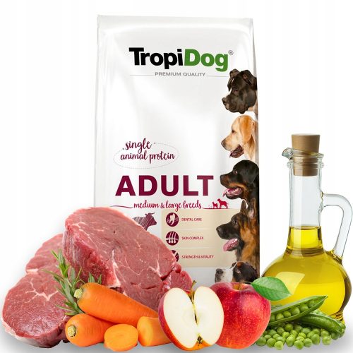 TropiDog suha goveja hrana 12 kg