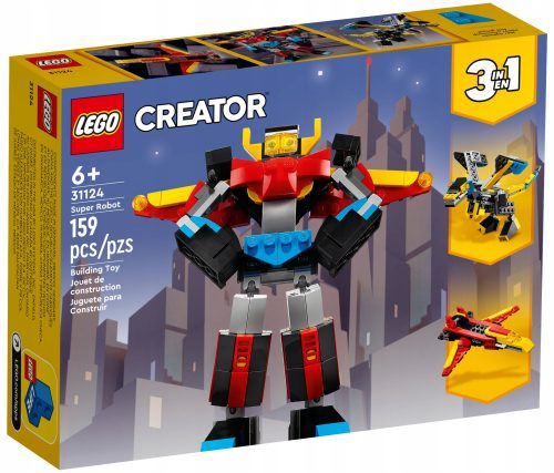  LEGO Creator 326547 LEGO CREATOR 31124 SUPER ROBOT TRANSFORMERJI 3V1