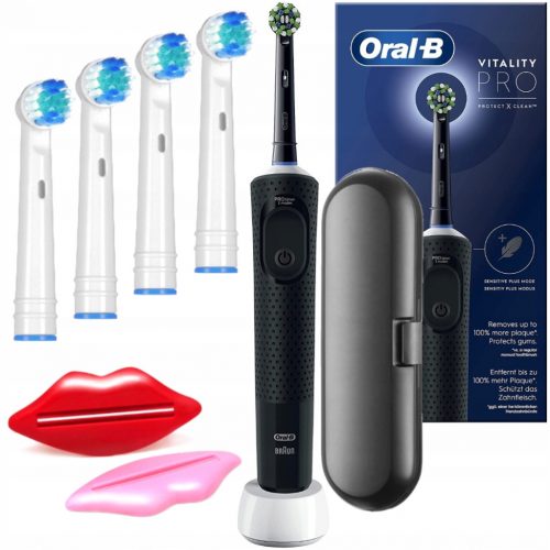  Komplet električne zobne ščetke Oral-B Vitality Pro D103 Black