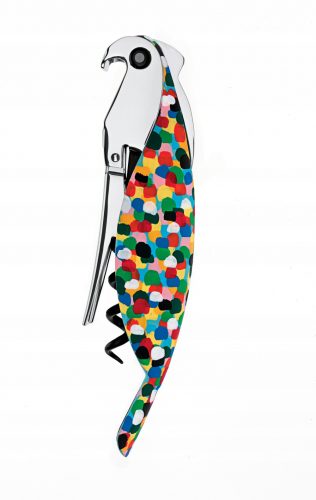 ALESSI CORKSCREW PARROT COLORFUL AAM32 1