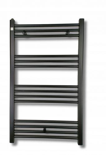  Okrasni lestveni kopalniški radiator BASIC 60x100 cm črn