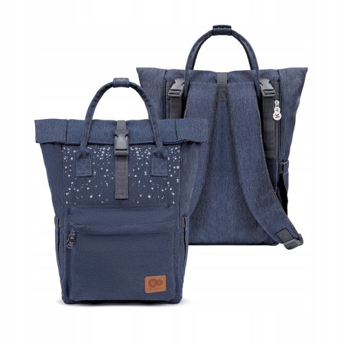  Kinderkraft Moonpack confetti denim torba organizator za voziček