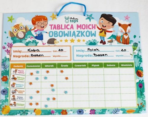  Adam Toys magnetna tabla 40 x 32 cm