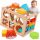  LESENI BLOK SORTER FLEXIBLE MONTESSORI SENSORY CUBE GUME 12