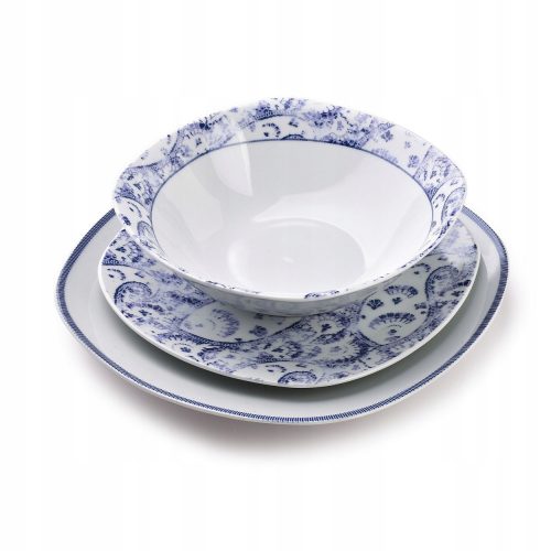 Jedilni servis Affek Design Blue Jaipur, 18 kos.