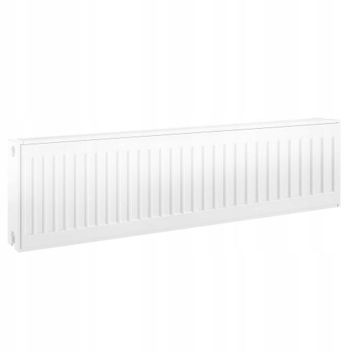 Idmar Group 714 W jekleni panelni radiator bel 1200 x 400 x 75 mm - stranski priključek