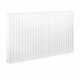 Idmar Group 832 W jekleni panelni radiator, bel, 1000 x 600 x 75 mm - stranski ali spodnji priključek