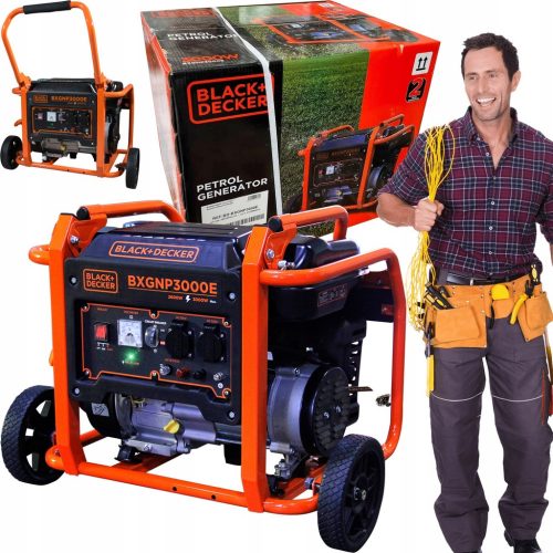  Prenosni enofazni generator Black&Decker 3000 W bencin