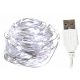  SVETILKE na žici, 100 LED, USB, dolžina 10 m