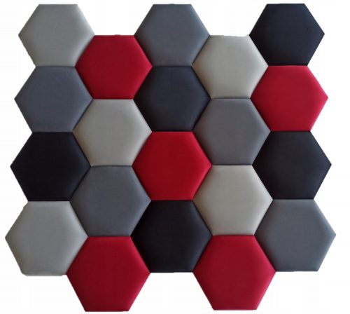 HEXAGON PANEL SET oblazinjene plošče SATJE HEXAGON 20 kosov