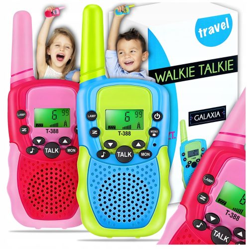  Walkie talkie, Łoki toki za otroke, walkie-talkie, pisano darilo, 2 kom.