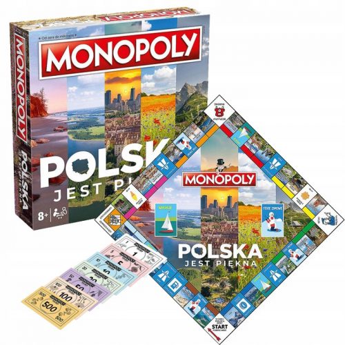  Družabna igra Winning Moves Monopoly Polska je čudovita