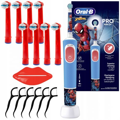  ORAL-B VITALITY PRO 103 OTROŠKA ZOBNA ŠČETKA SPIDERMAN + PRIBOR