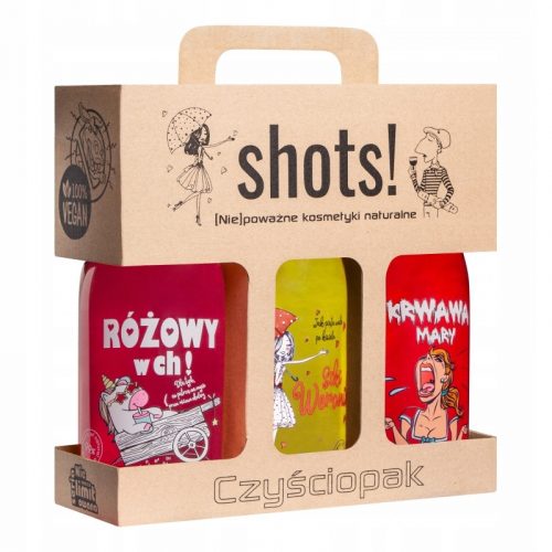  LaQ Shots! Women's Cleaning Pack 3x500 ml set gelov za tuširanje