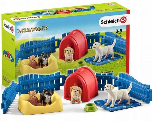  Mladički z ležiščem Schleich Farm Word 3+